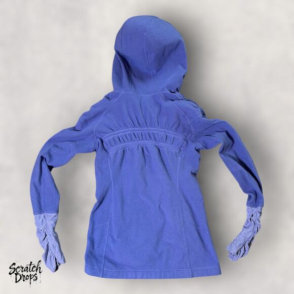 Lululemon Apres Run Pullover Hoodie Size 6 Persian Purple Activewear Top - Picture 6 of 7